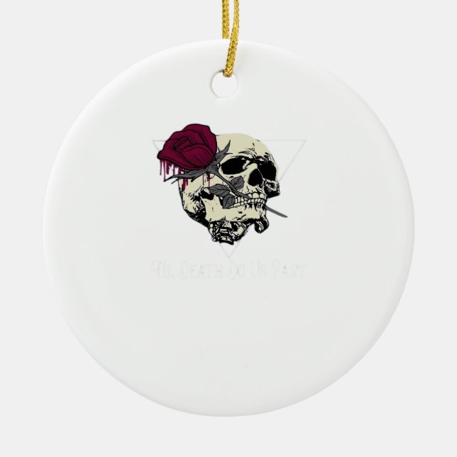 Décoration En Céramique Jusqu'à ce que la mort nous sépare (Devant)
