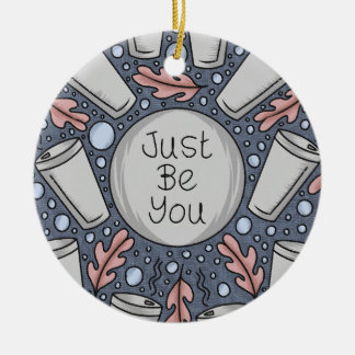 Décoration En Céramique Just be you- hand drawn illustration 