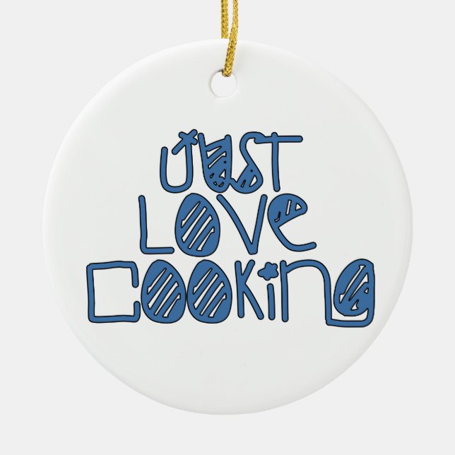 Décoration En Céramique Juste Cuisine d'amour (Devant)