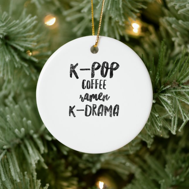 Décoration En Céramique K-pop ramen à café (Arbre)