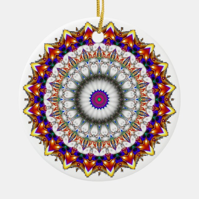 Décoration En Céramique 'KaliFract0030' (Devant)