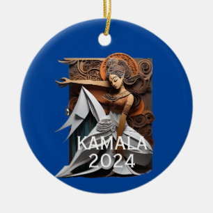Décoration En Céramique Kamala 2024 pour le président Thunder_Cove