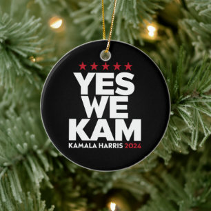 Décoration En Céramique Kamala Harris Yes We Kam for US President 2024