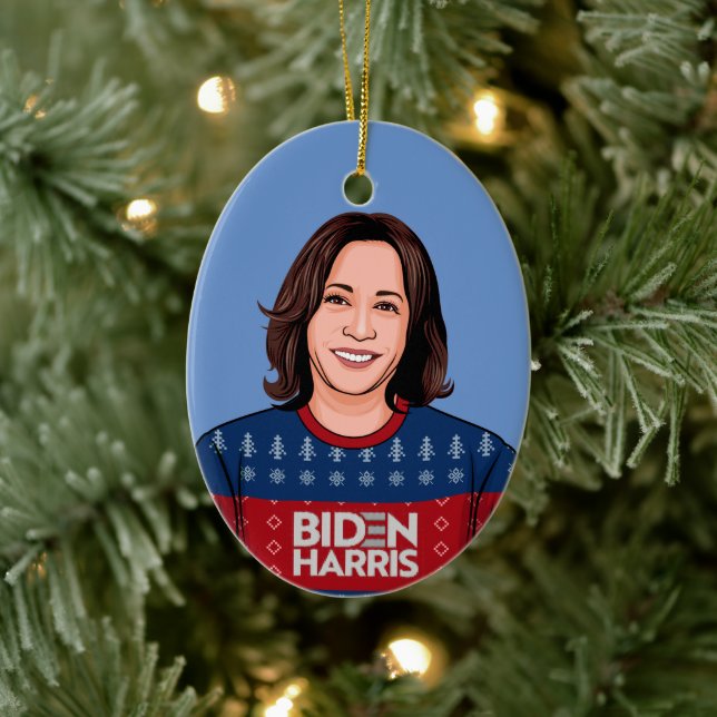 Décoration En Céramique Kamala Ugly Sweat Biden Harris (Arbre)