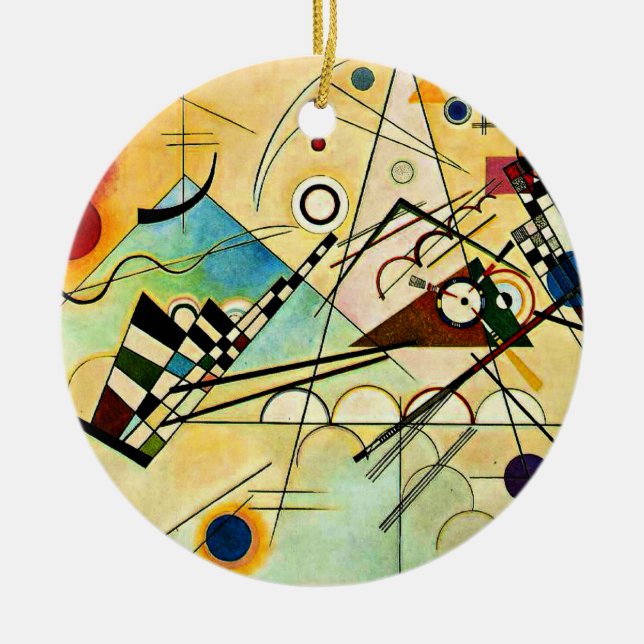 Décoration En Céramique Kandinsky - Composition VIII (Devant)