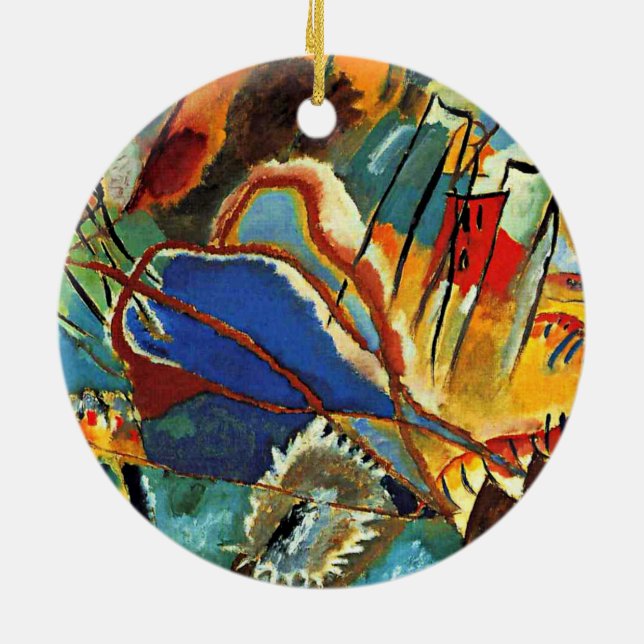 Décoration En Céramique Kandinsky - Improvisation 30 - Canons (Dos)