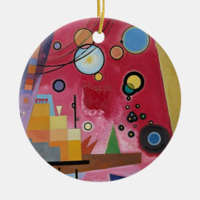 Décoration En Céramique Kandinsky - Rouge lourd (Devant)