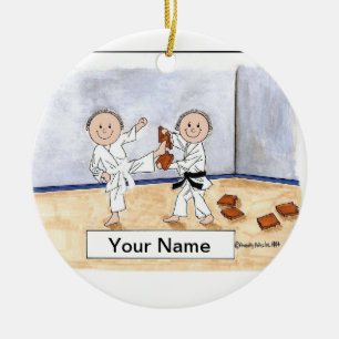 Décoration En Céramique Karate - Homme & Homme