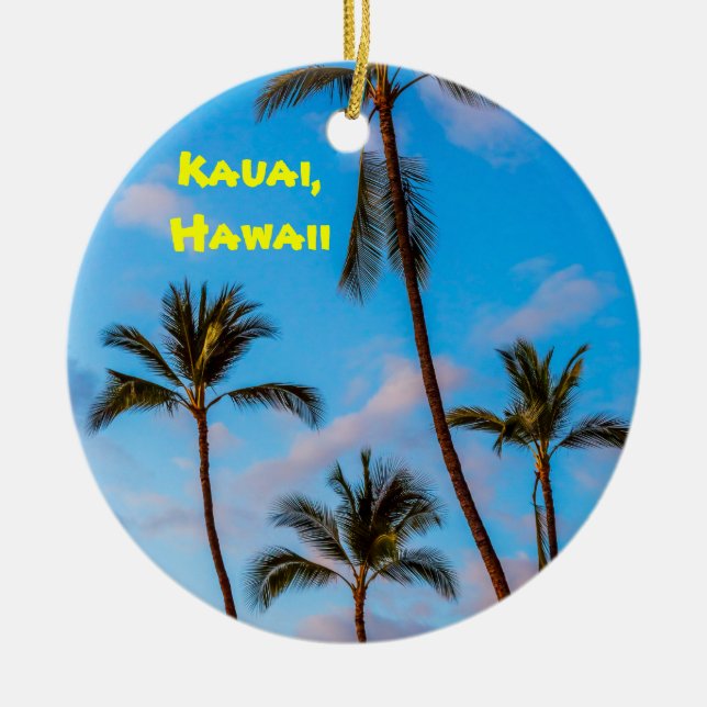 Décoration En Céramique Kauai Palms (Devant)