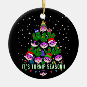 Décoration En Céramique Kawaii Son Turnip Saison Arbre de Noël Drôle