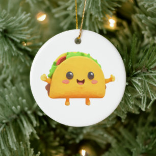 Décoration En Céramique Kawaii Taco