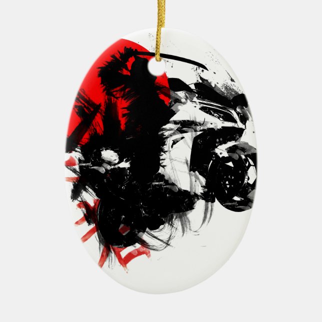 Décoration En Céramique kawasaki ninja (Devant)