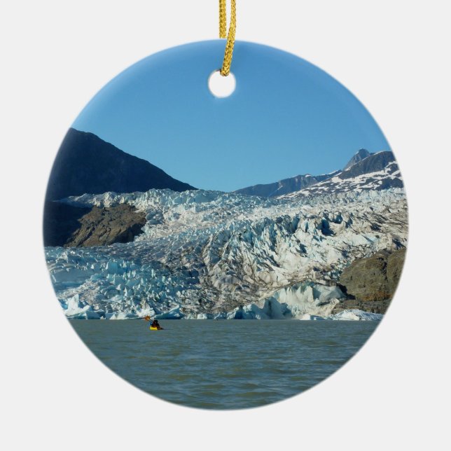 Décoration En Céramique Kayak au glacier Mendenhall (Devant)