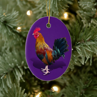 Décoration En Céramique Key West - Rooster tzigane