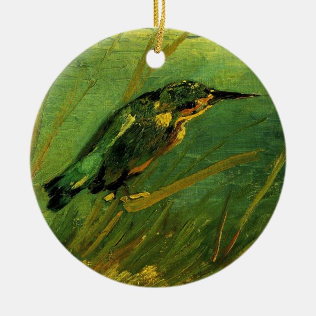 Décoration En Céramique Kingfisher par Vincent van Gogh (Devant)
