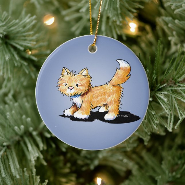 Décoration En Céramique KiniArt Kitty Chat (Arbre)
