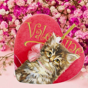Décoration En Céramique Kitten dans Candy Box