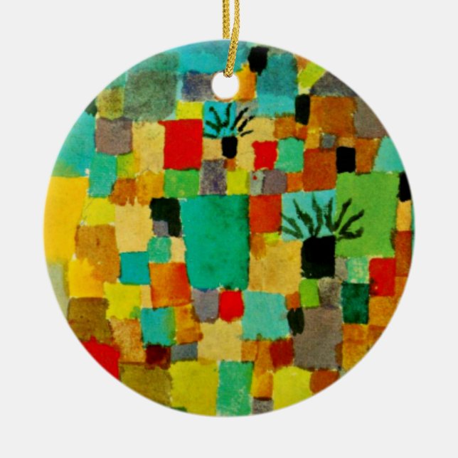 Décoration En Céramique Klee - Jardins du Sud (tunisien) (Devant)