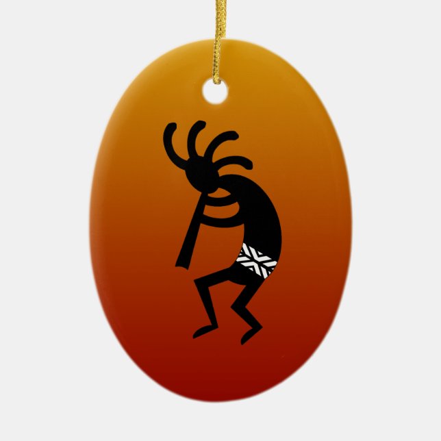 Décoration En Céramique Kokopelli (Devant)