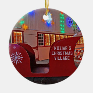 Décoration En Céramique Kozier Christmas Village Ornament