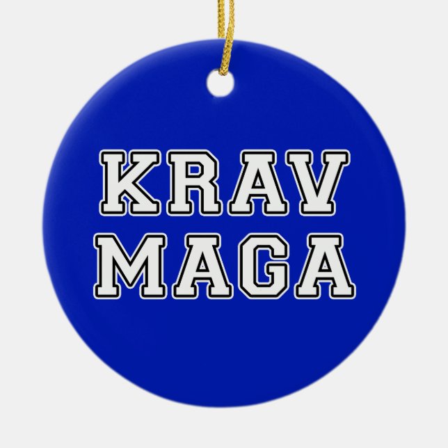 Décoration En Céramique Krav Maga (Devant)