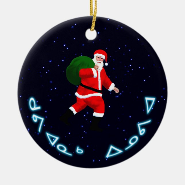 Décoration En Céramique Kuvianak Innovia - Père Noël (Devant)