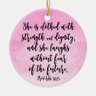 Décoration En Céramique La bible des femmes chrétiennes des proverbes 31