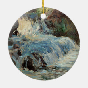 Décoration En Céramique La cascade par Twachtman, l'impressionnisme Vintag