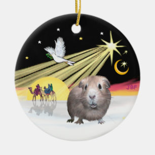 Décoration En Céramique La colombe de Noël - Cochon de Guinée #2