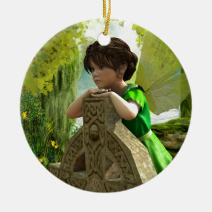 Décoration En Céramique La fée celtique