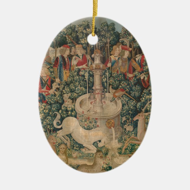 Décoration En Céramique La licorne est trouvée (Devant)