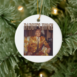 Décoration En Céramique La Maison Blanche de Papa Trump   Cadeau Trump