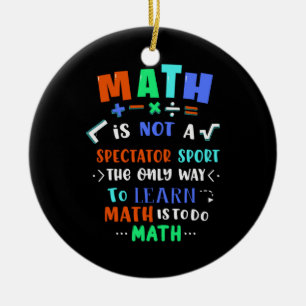 Décoration En Céramique La mathématique du don de l'enseignant n'est pas s