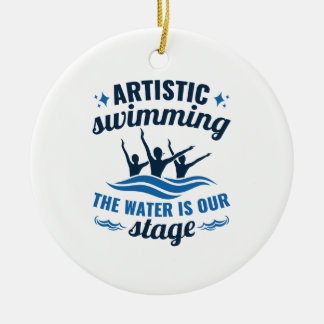 Décoration En Céramique La natation artistique La natation synchronisée L'
