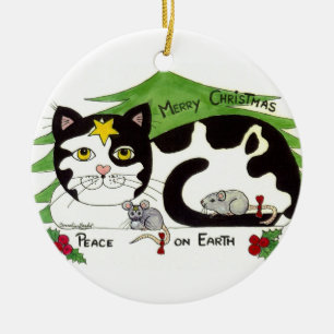 Décoration En Céramique La PAIX SUR l'ornement mignon de la TERRE, une