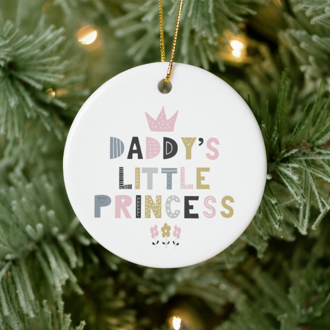 Décoration En Céramique La petite princesse de papa (Arbre)