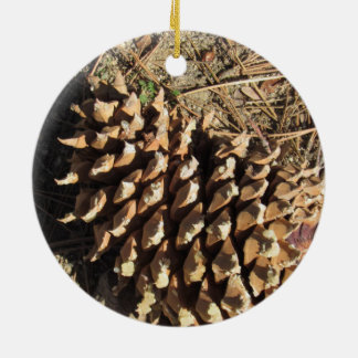 Décoration En Céramique La Pinecone de la sangle