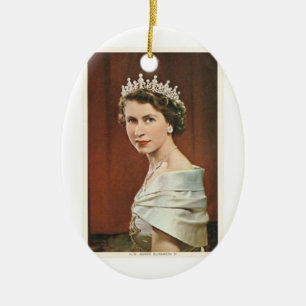 Décoration En Céramique La Reine Elizabeth