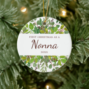 Décoration En Céramique La Verdure Personnalisé Premier Noël Comme Une Vie