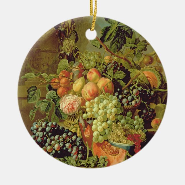 Décoration En Céramique La vie toujours du fruit (Devant)