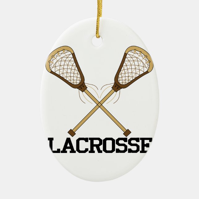 Décoration En Céramique Lacrosse (Devant)