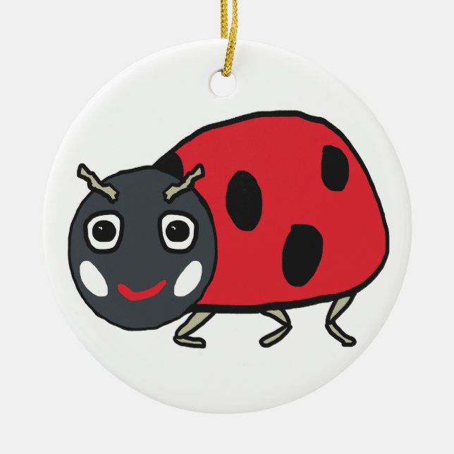 Décoration En Céramique Ladybird (Devant)