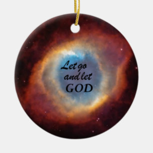 Décoration En Céramique "Laissez vont laisser Dieu "