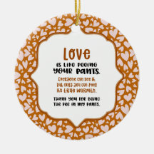 L'amour c'est comme faire pipi ton pantalon Valent