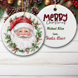 Décoration En Céramique L'amour du Noël du Père Noël