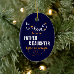 Décoration En Céramique L'amour entre le père et la fille distance
