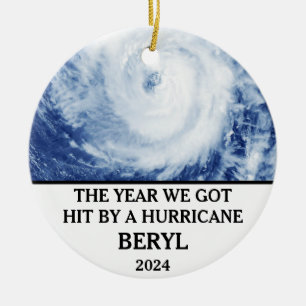 Décoration En Céramique L'année où nous avons été frappés par un ouragan B
