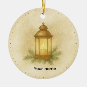 Décoration En Céramique Lanterne Cosy Horloge Murale Hiver – MerryMist Cha