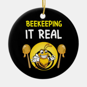 Décoration En Céramique L'apiculteur Art BeeKeeping It Real