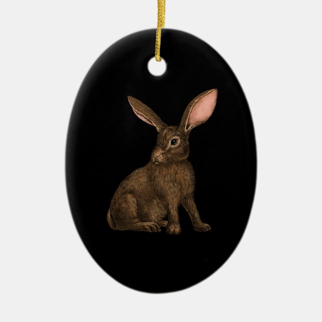 Décoration En Céramique Lapin 4 (Devant)